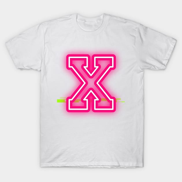 Neon Style Roman Numeral "X" Vibes Tee! T-Shirt by SocietyTwentyThree